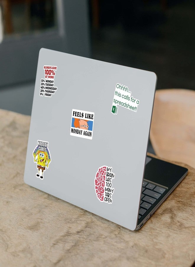 CodersParadise Corporate Office Stickers | Waterproof Vinyl Self-Adhesive Stickers for Laptop, Journal, Scrapbook, Diary, Guitar & Mobile Phone | Residue-Free, Durable 5.1x7.6x5.1 cm (Pack of 60) - Image 3